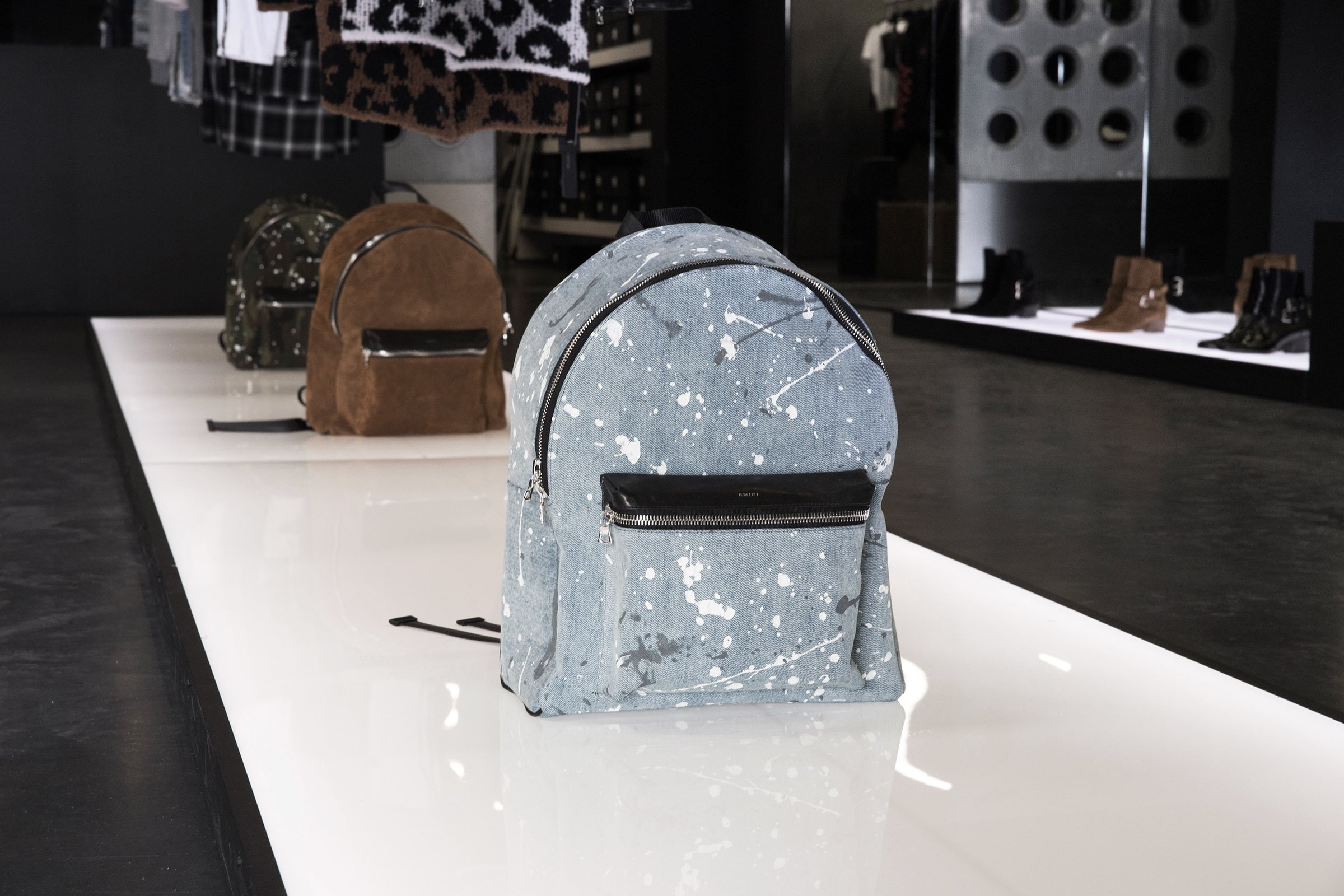 Amiri backpack display