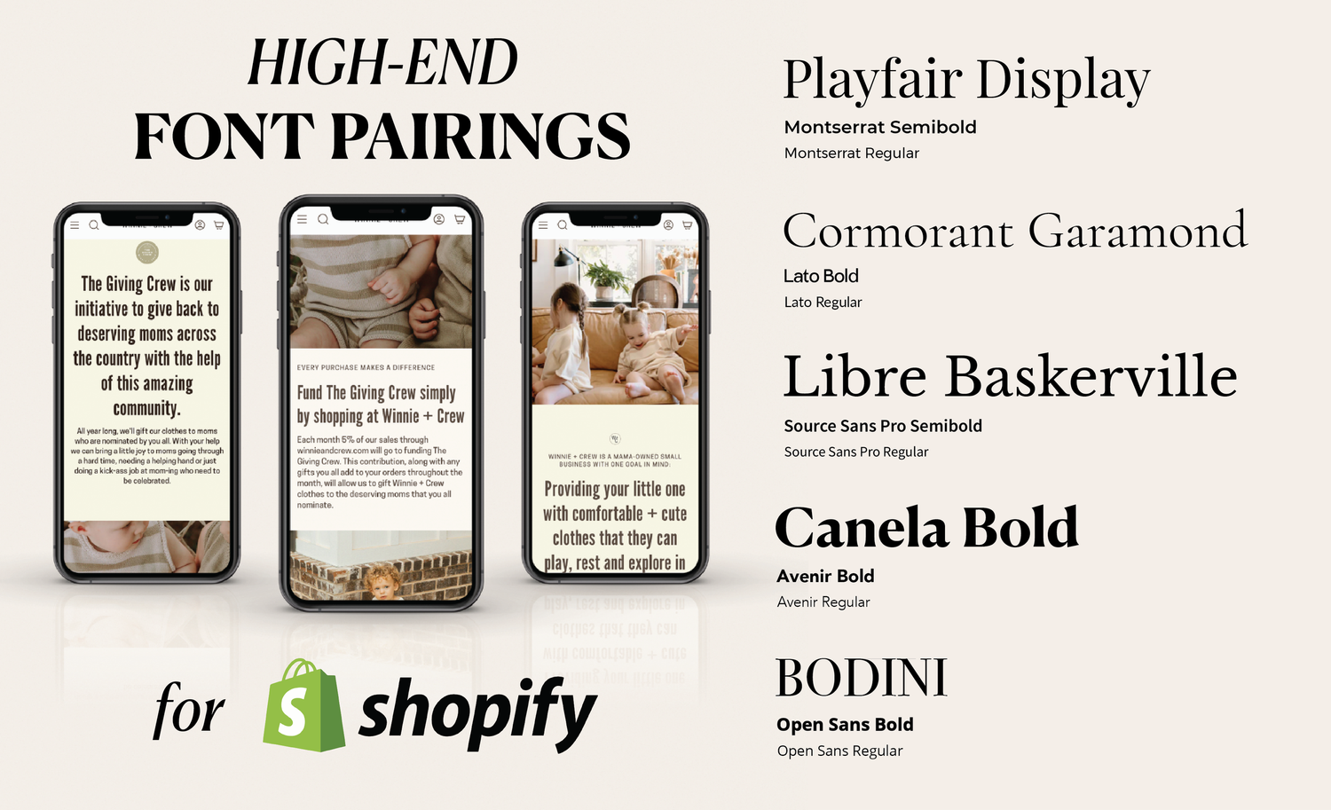 Elegant Font Pairings for High-End eCommerce Brands â€” — WildHive