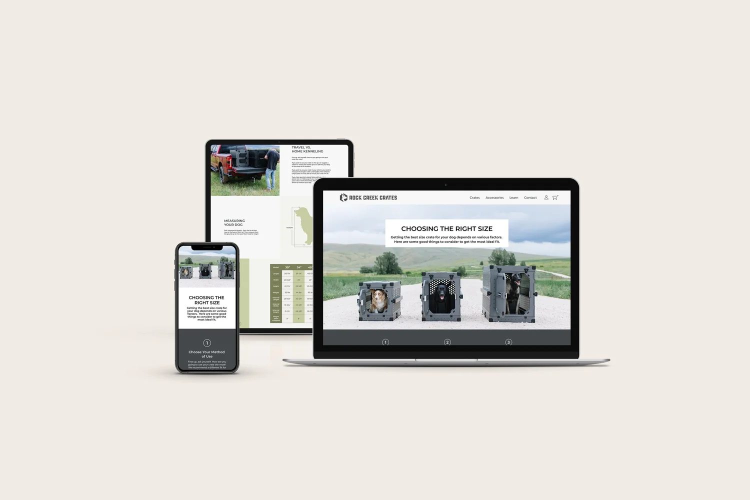 Luxury Dog Crates: Branding and Shopify Web Design — WildHive - Custom Live Edge Dog Crate With Web Api Integration