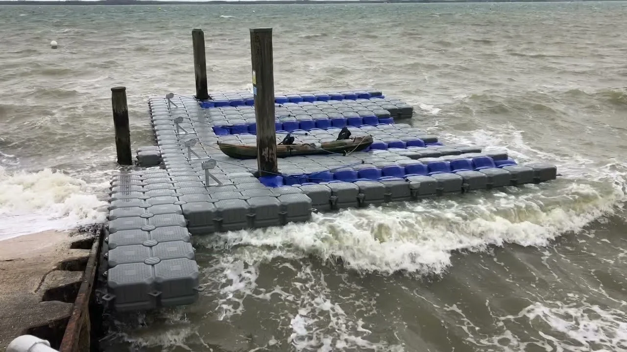 Tetradock drive on boat docks and pontoon systems in Scotland.