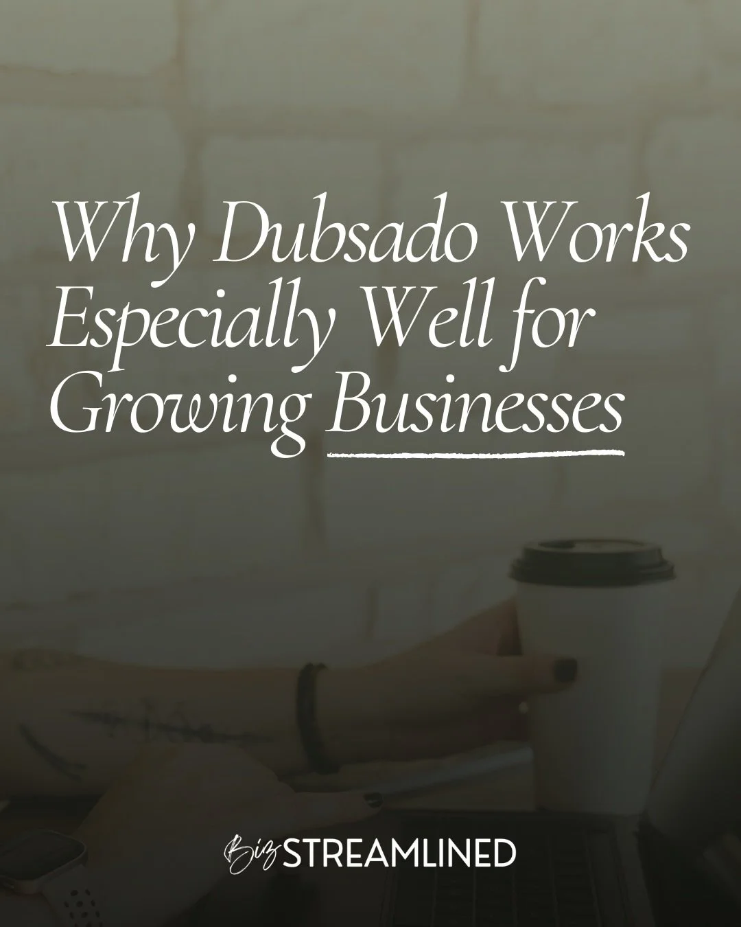 As your business grows, your systems need to keep up. ✨

That&rsquo;s where @dubsado shines &mdash; it automates the busywork, keeps your client process consistent, and flexes as your workflow evolves.

Set it up right with @bizstreamlined and it wil