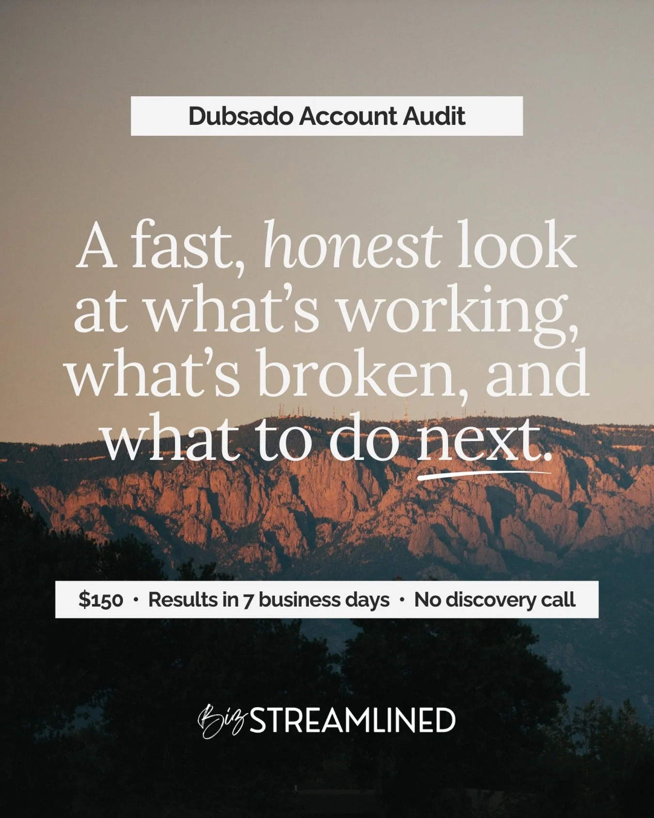 Ready to make your business run smoother? Here&rsquo;s what a @bizstreamlined client said after their @dubsado Audit:

&ldquo;Our workflows were incomplete and inefficient. Now we have greater efficiency, fewer dropped balls, and a shorter sales cycl