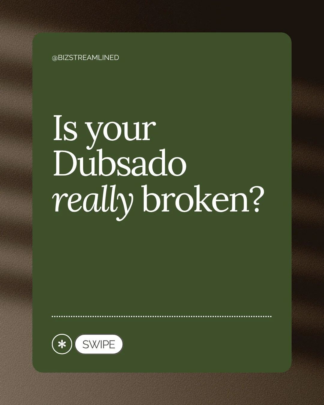 When a Dubsado workflow &ldquo;stops working,&rdquo; it may not actually be broken. Sometimes, it&rsquo;s simply waiting for something that never happened. 

A few common culprits:
A step is set to start manually instead of automatically.
An action i