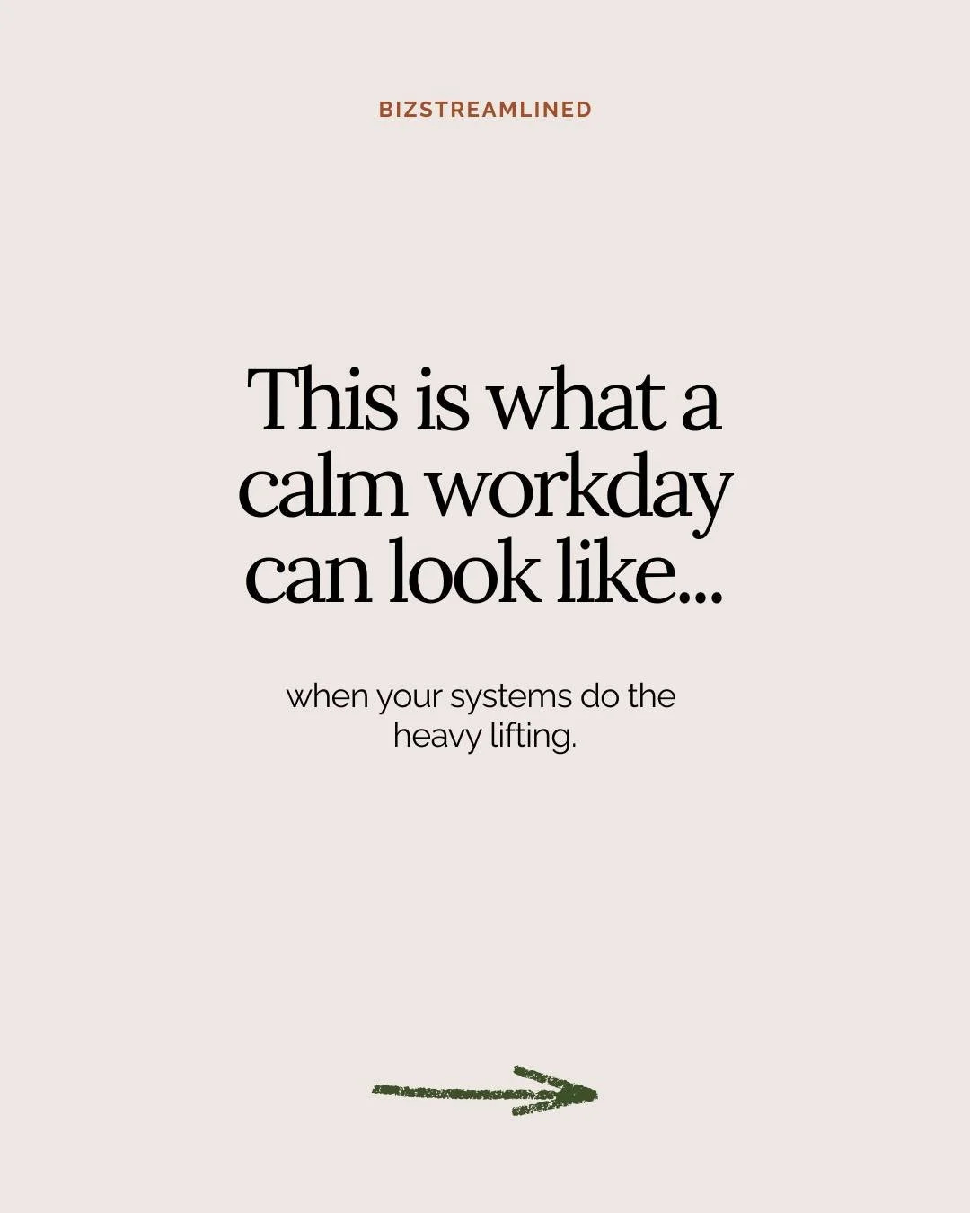 This is what a calm workday can look like when your systems do the heavy lifting. 💪

No frantic catching up. No need to wonder if I forgot to send something. No carrying a mental list of what needs to happen next. 

I open my computer, check what my
