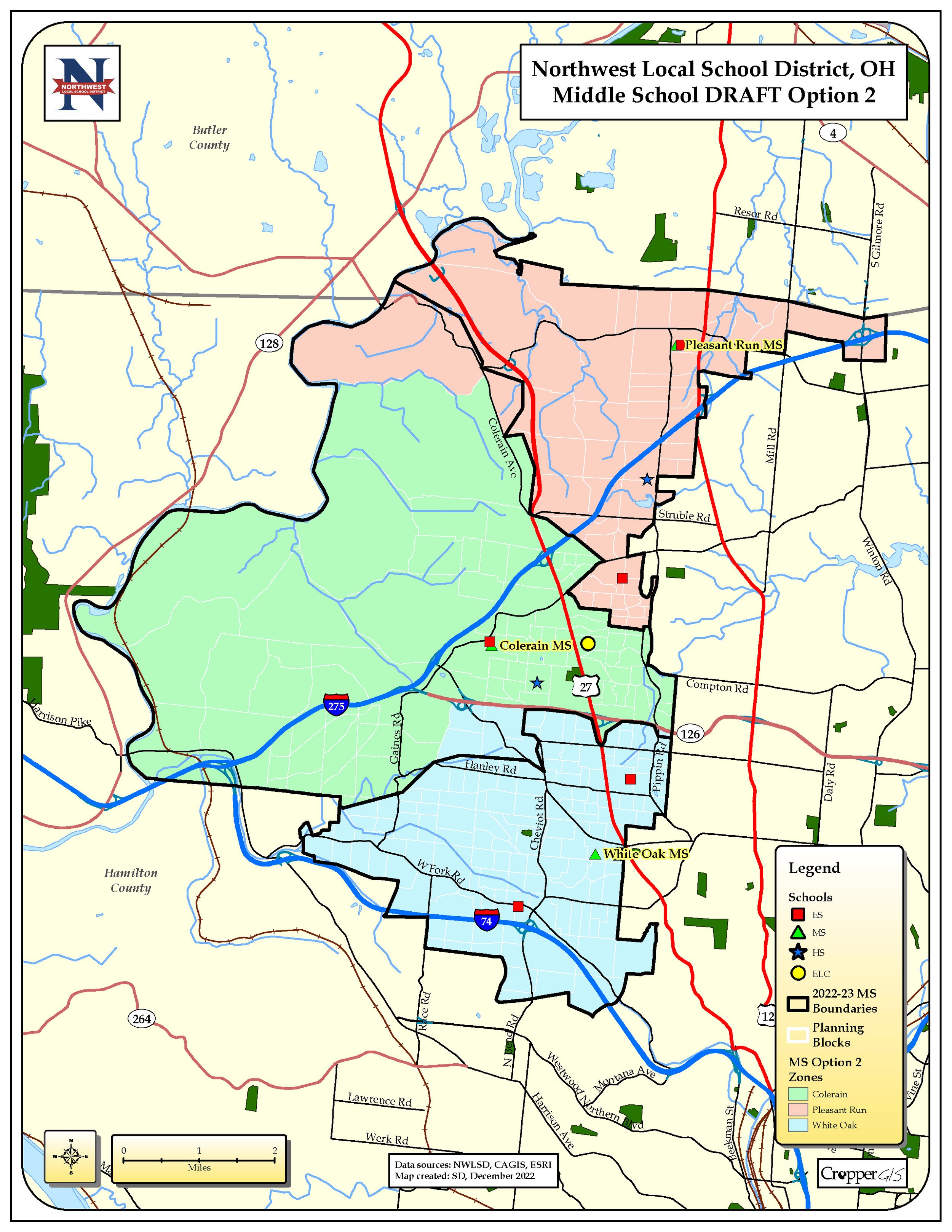 Project Maps — Northwest Local School District Fall 2022 Redistricting