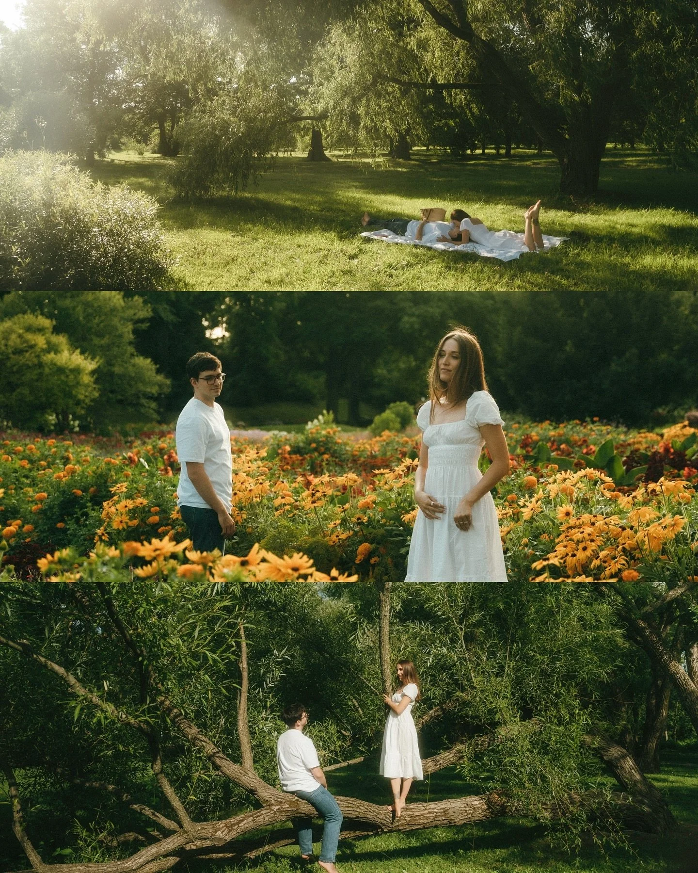 Summer romance 🍃🌼

Couple: @__verse_ &amp; @tommyvin100 
Lieu: @jardinbotanique.mtl 
Photographer: @olivier.films
-
-
-
#loveandwildhearts #boldemotionalcolorful #storytellerofchaos #montrealphotographer #dailyhivemtl #montreal #sherbrooke #montrea