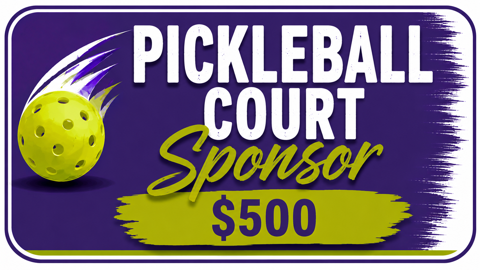 Pickleball Court Sponsor