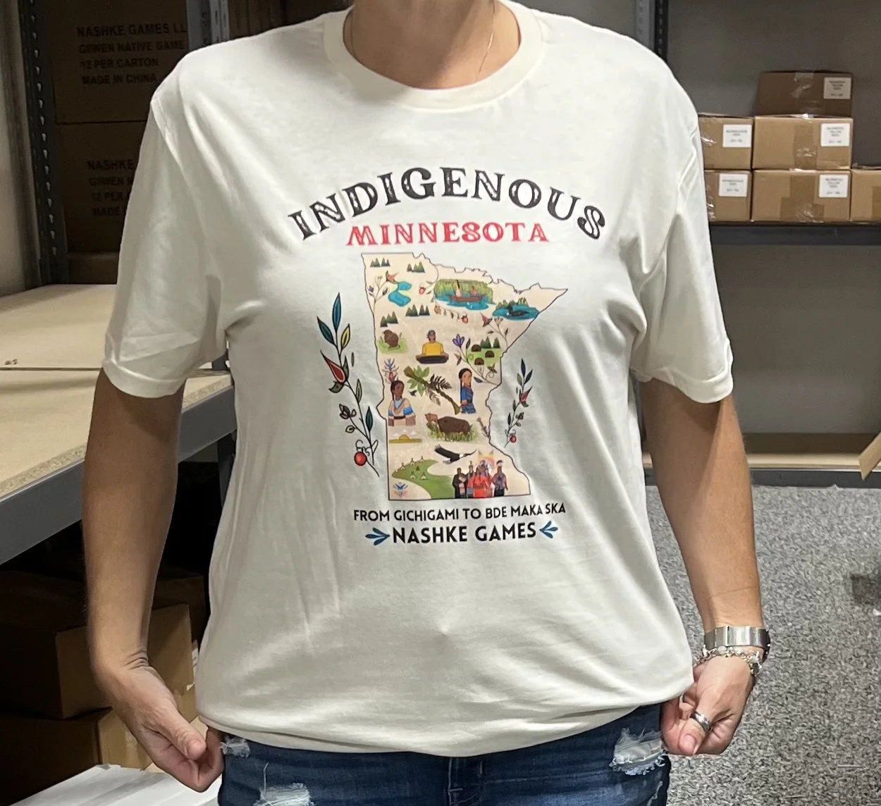indigenous minnesota t shirt modeled.jpg