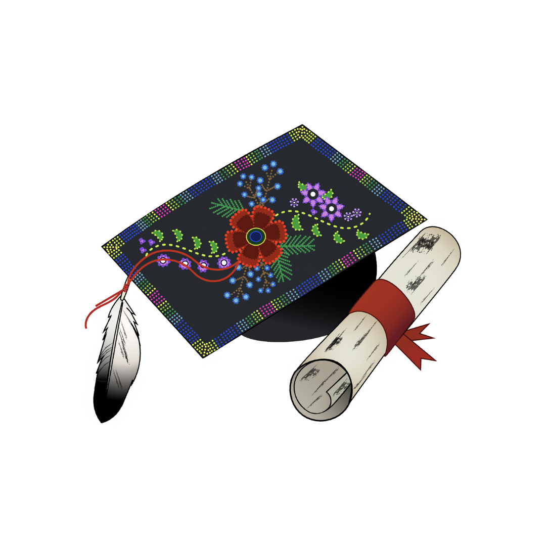 Ojibwe Graduation Vinyl Sticker