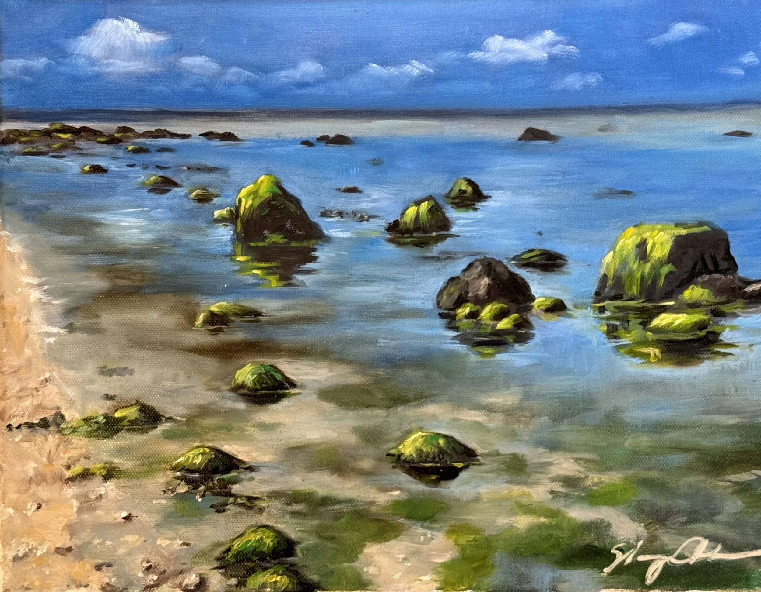 Low Tide / oil on canvas
