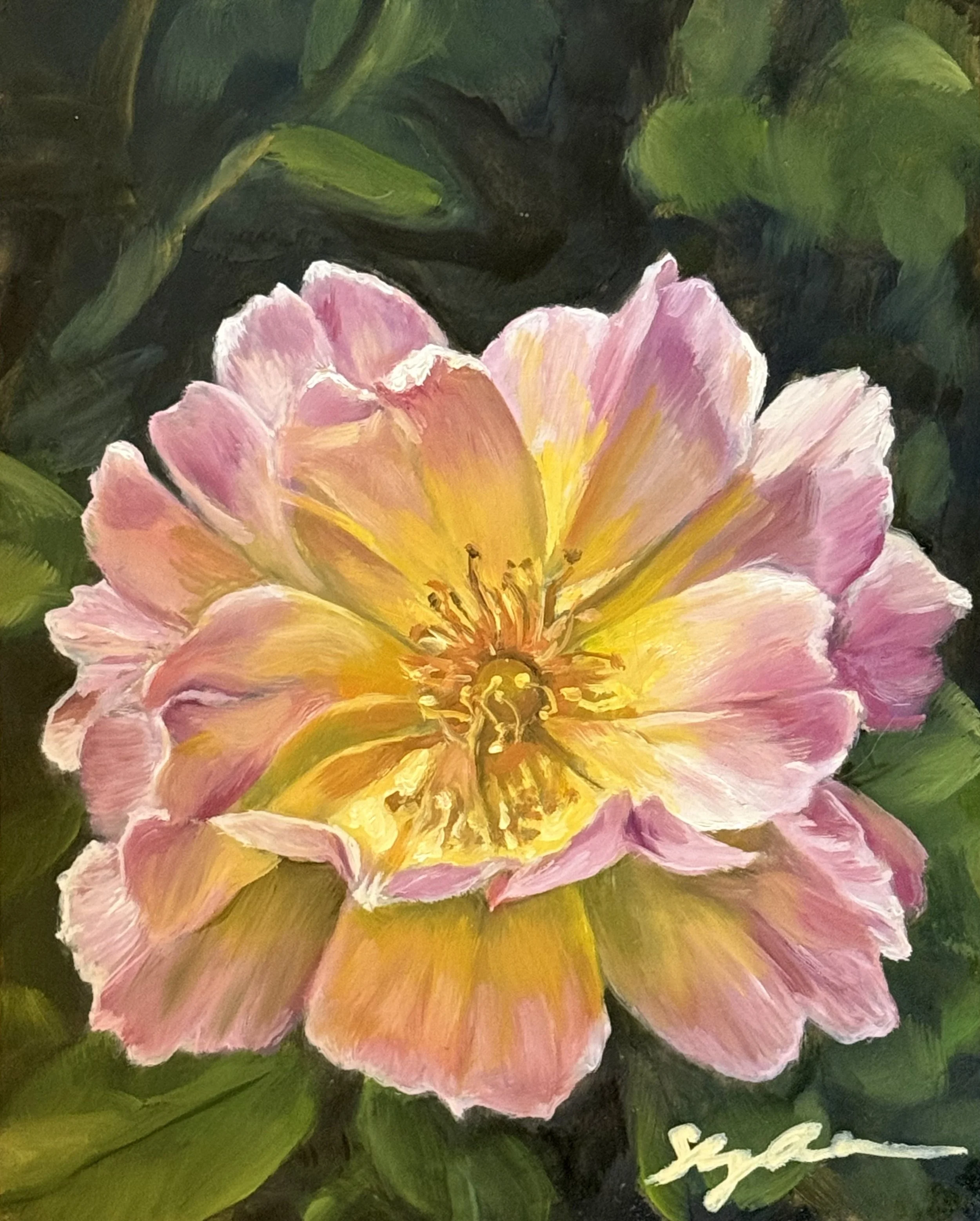 Lark Ascending / oil on wood panel