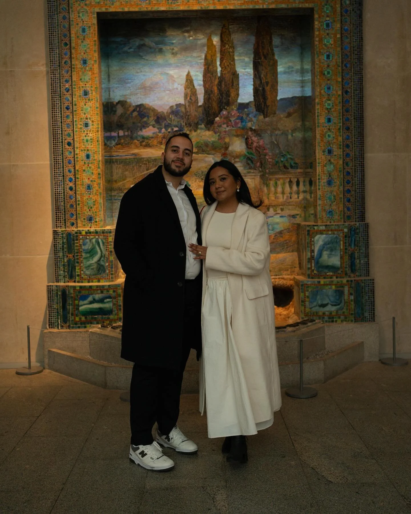 shaziya &amp; omar at the met 

I think everyone can agree - these two outshine the art 🥹 

-

#newyorkcityengagementphotographer #nycweddingphotographer #themetmuseum #museumphotoshoot #nycelopementphotographer #newyorkcityengagement #nyccouplespho