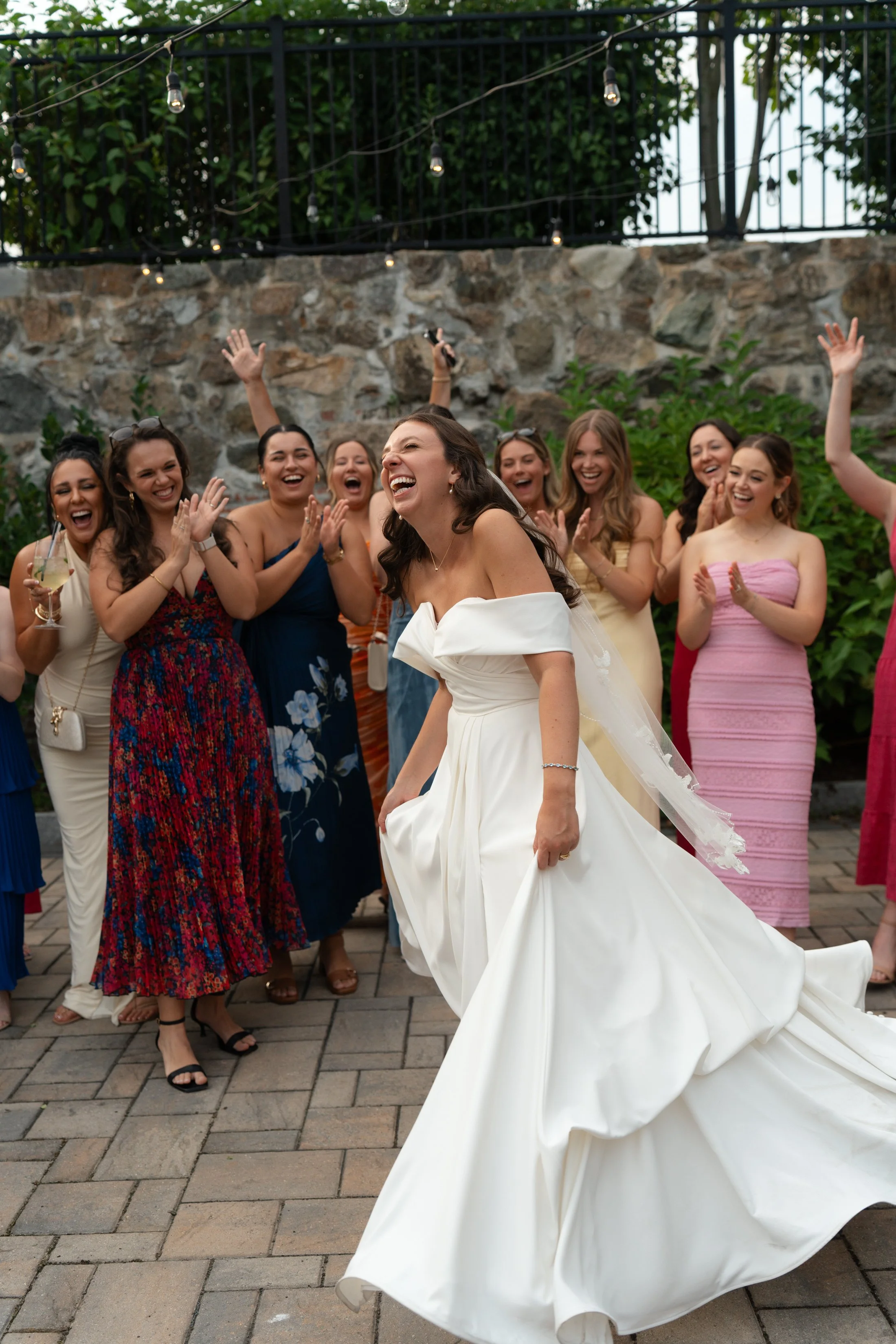 candid wedding photography captured in Boston