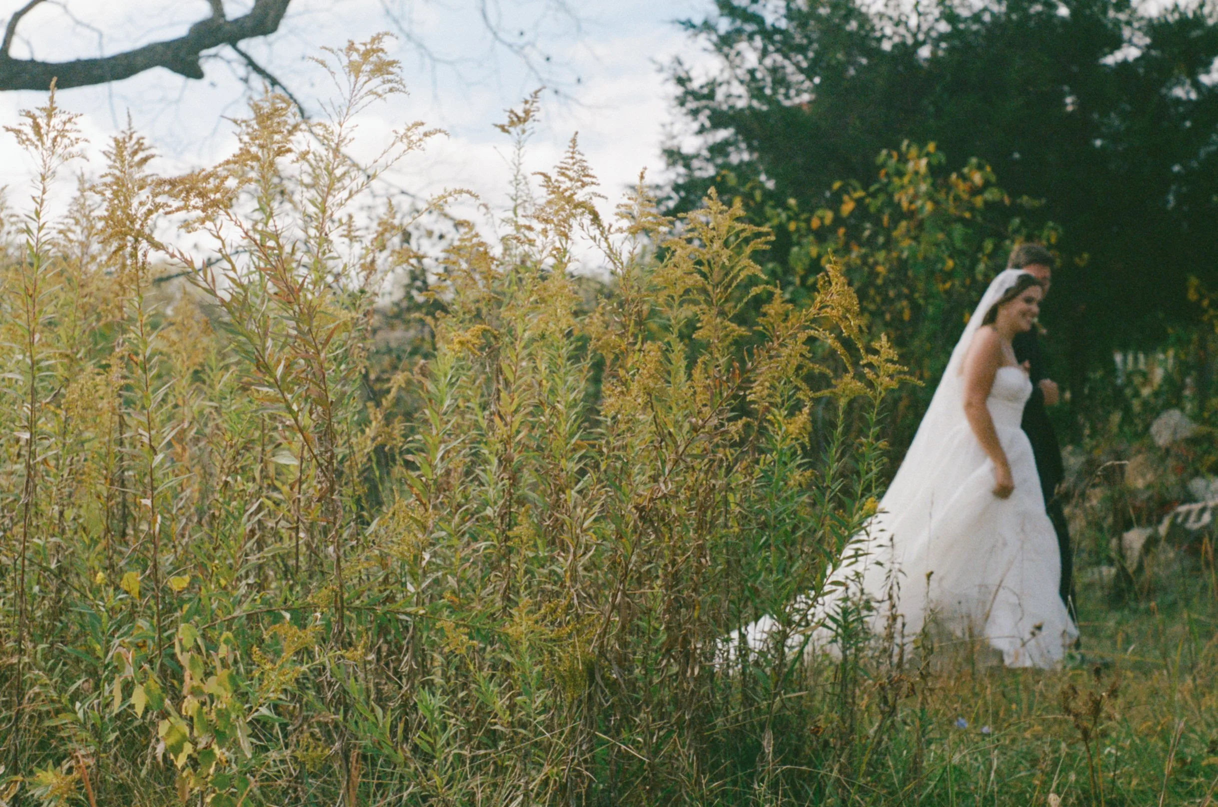 film candid captured by nyc wedding photographer