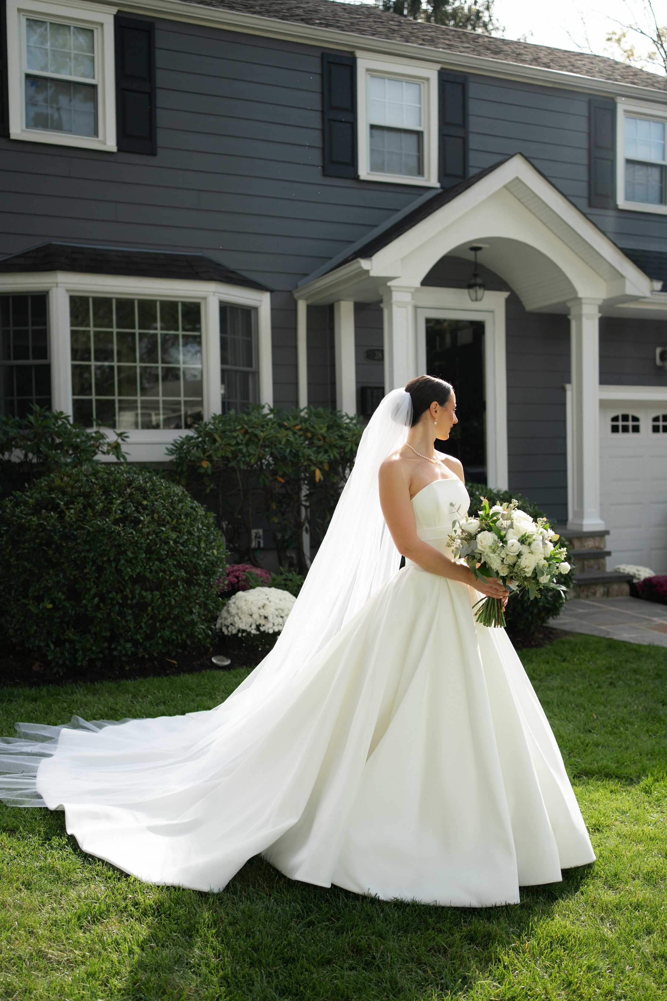 at home wedding day photograph