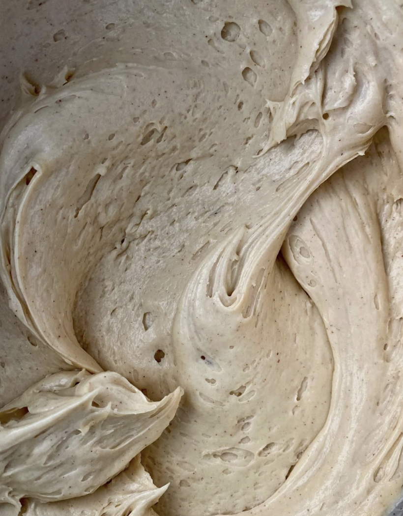 FRESH RICOTTA CREAM with HONEY, CINNAMON and COFFEE POWDER