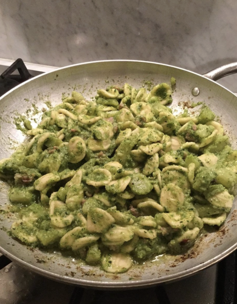 Orecchiette con Salsiccia e Cime di Rapa