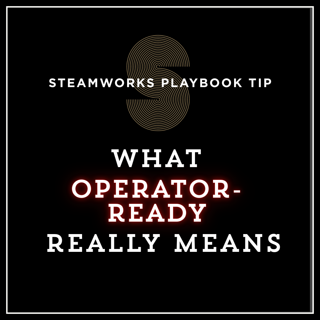 What Operator-Ready Really Means