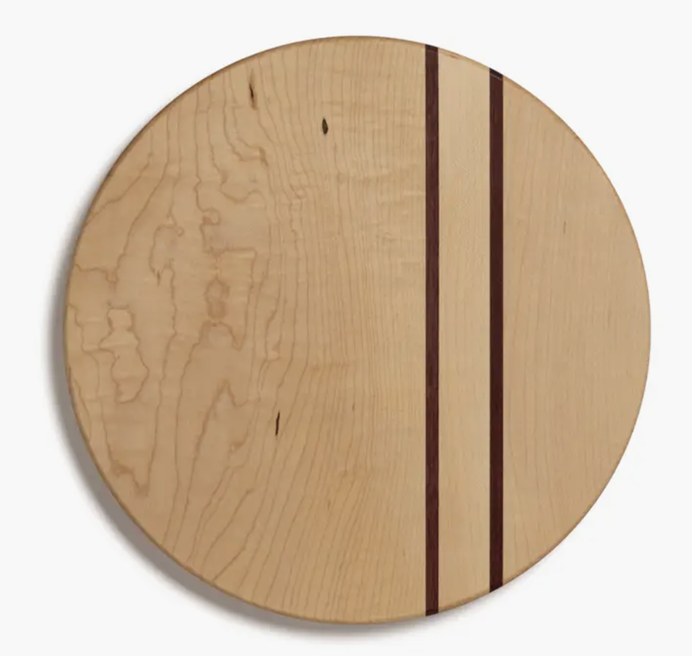 Round Maple Serving Board