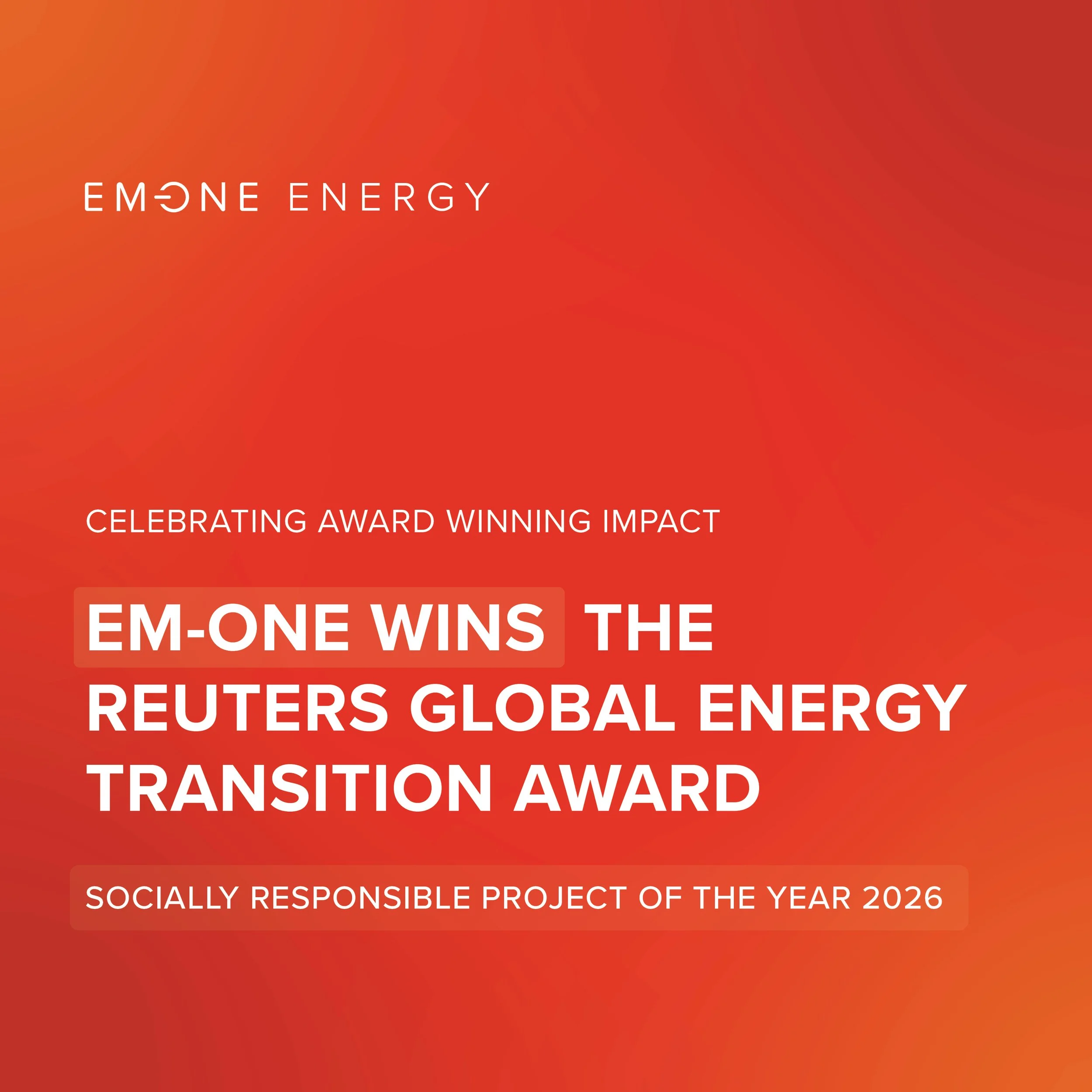 EM-ONE Wins Reuters Global Energy Transition Award for Sierra Leone Solar Microgrid Hospital Electrification Programme&nbsp;