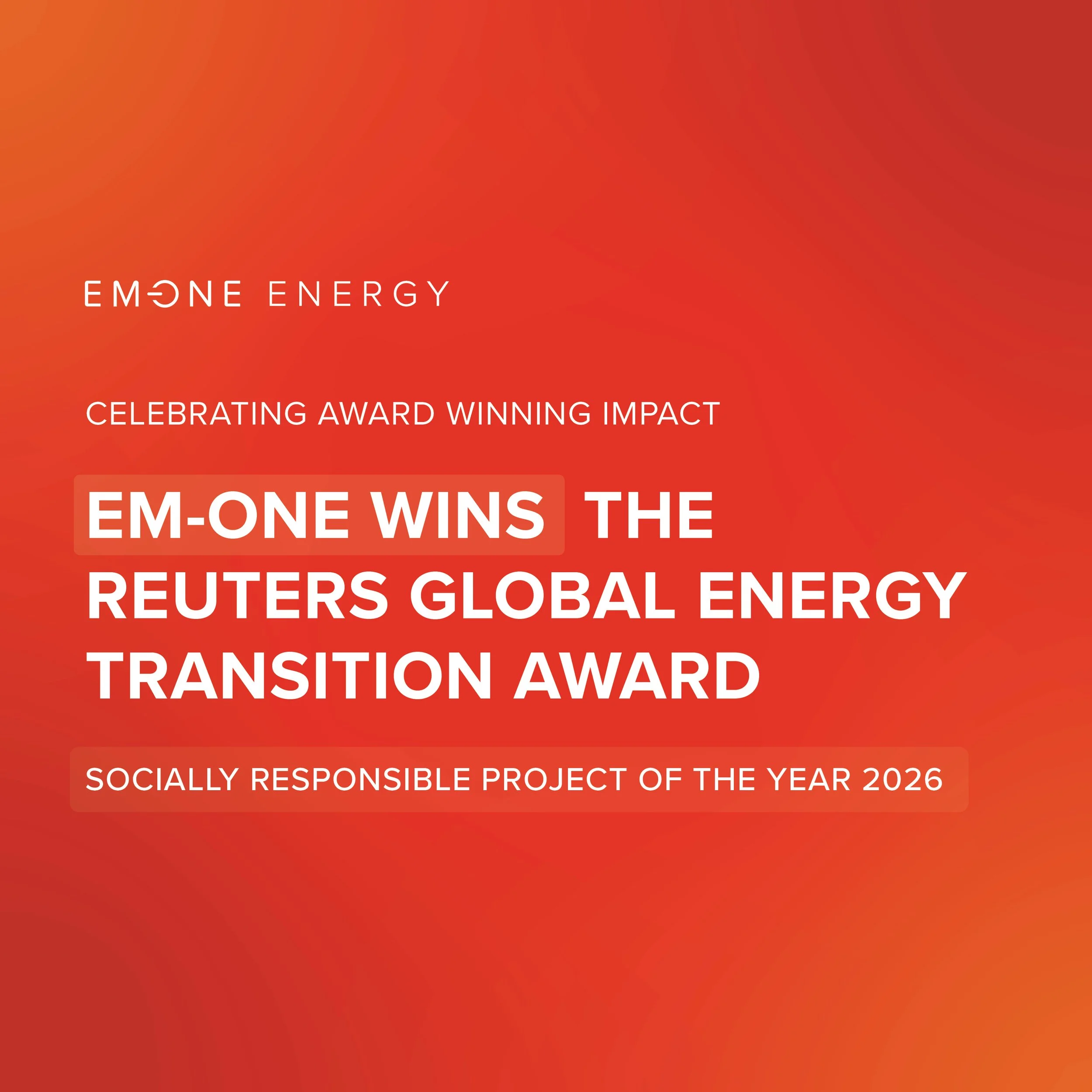 EM-ONE Wins Reuters Energy Industry Award for Sierra Leone Solar Microgrid Hospital Electrification Programme&nbsp;