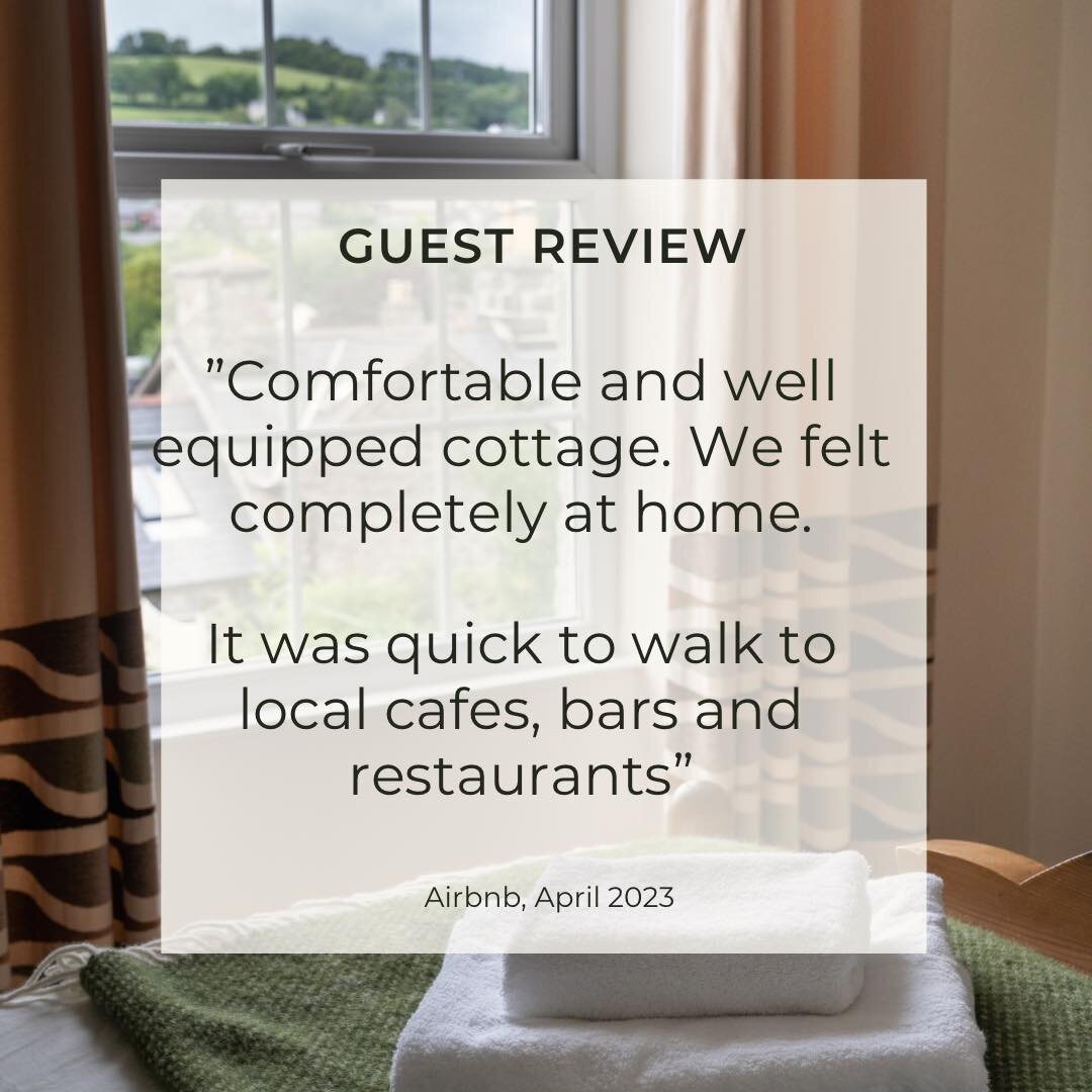 Where&rsquo;s the best place to stay in Dolgellau? 

At Glasfryn of course - spacious, well equipped, comfortable and well located for the town.

We are pleased to get another 5* review they especially liked the welcome gift and milk, thanks to Maid 