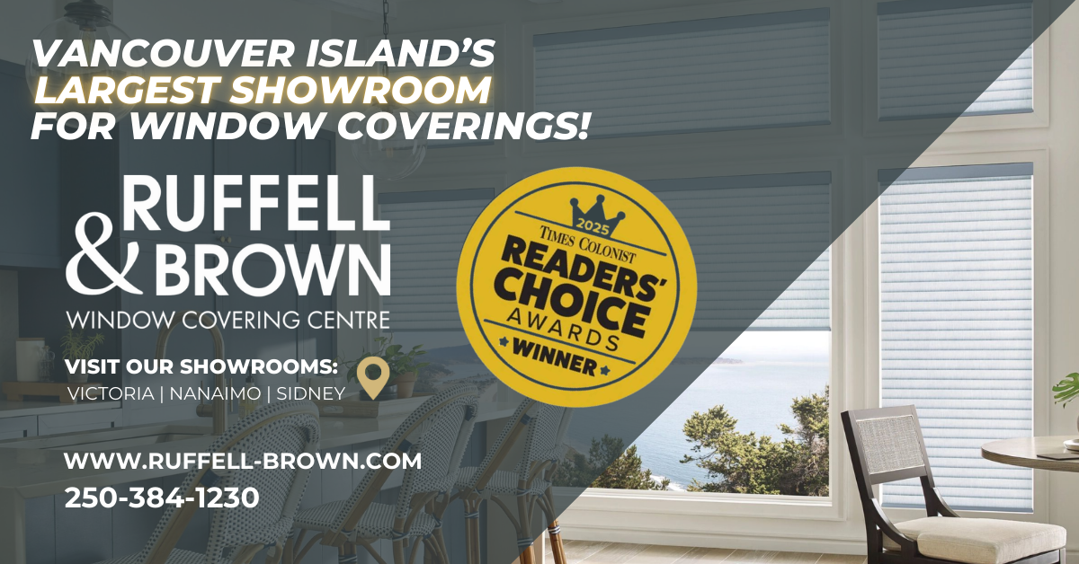 Vancouver Island’s Largest Showroom for Window Coverings