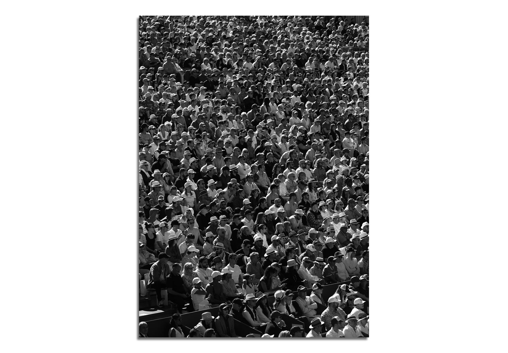 Tennis fans in Monaco