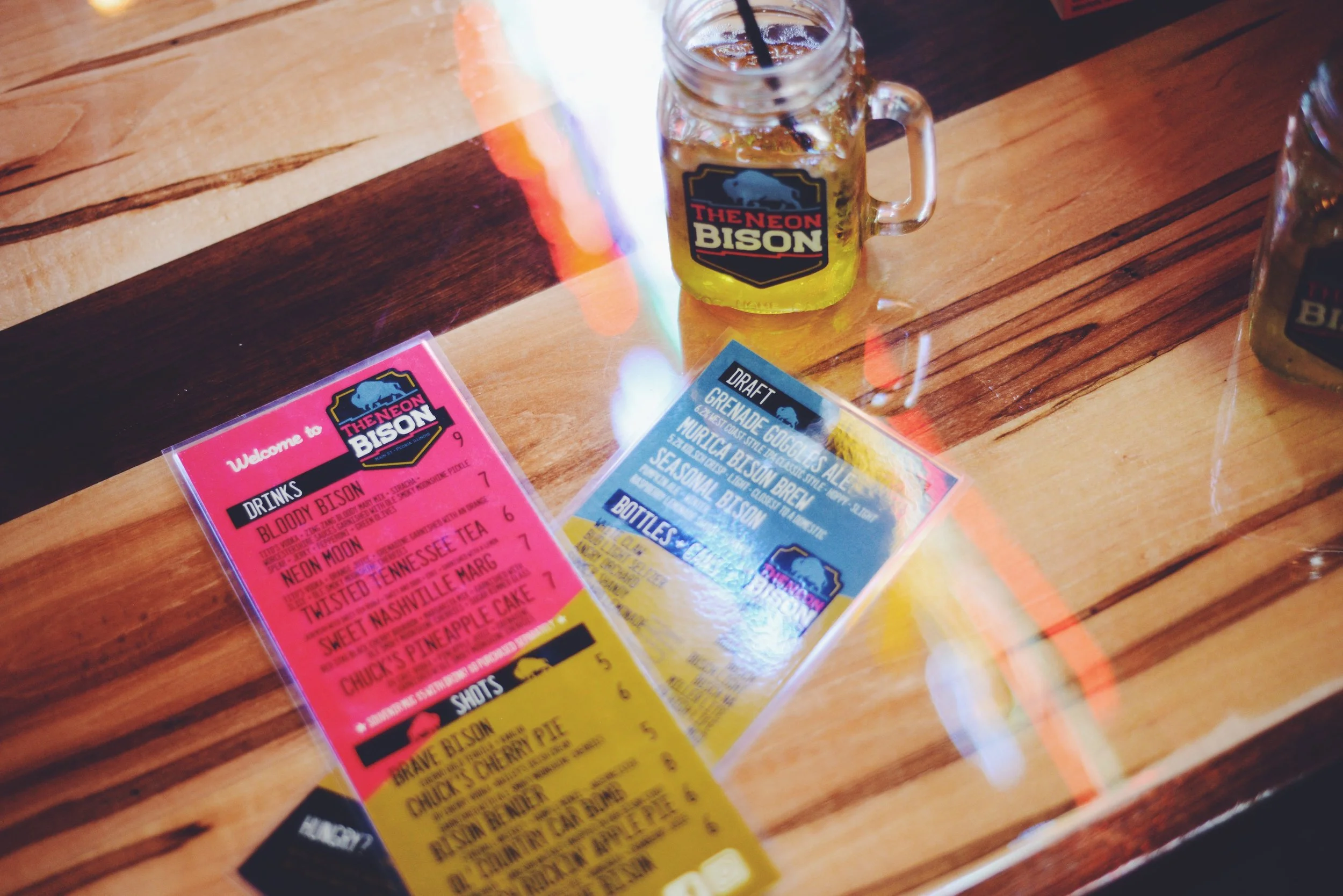  2 THE NEON BISON MENU DESIGN JACOBREINHOLDT.COM .JPG