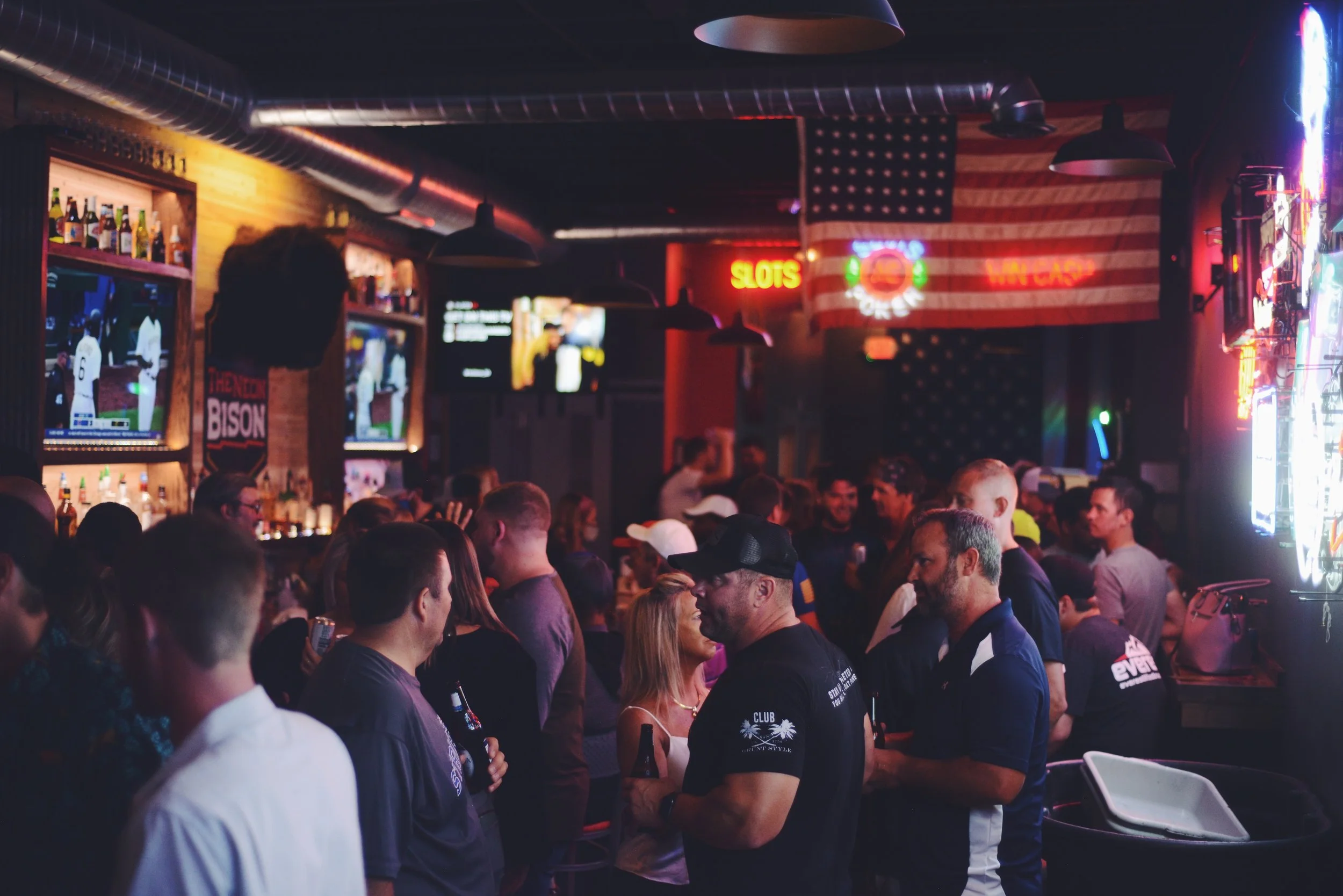 NEON BISON SOFT OPENING JACOBREINHOLDT.COM.JPG