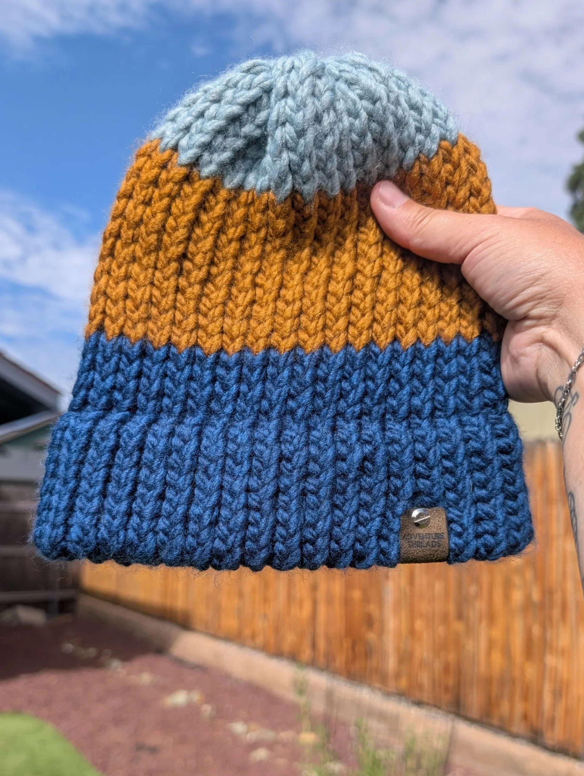 The Faux- Blue, yellow