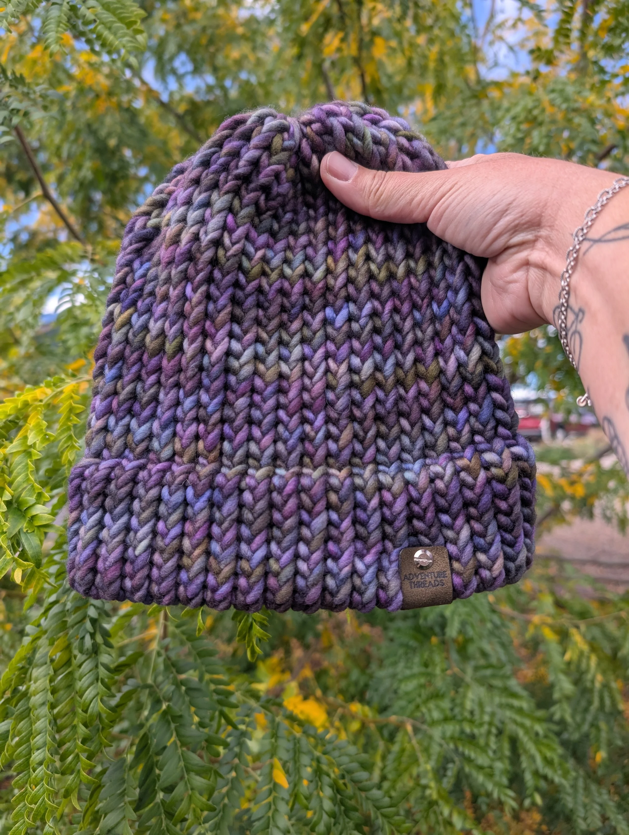 The Faux-Merino Purple