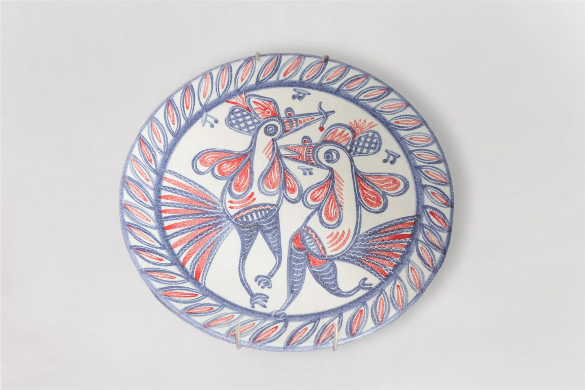 Kiwi Underglaze Creative Colour Award: ‘Bird Plate’ - Anneke Borren