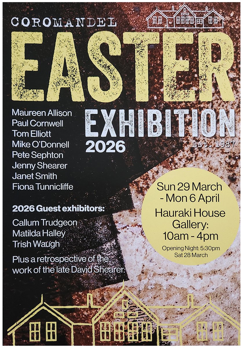 Jenny Shearer's upcoming exhibition. Click image for details.