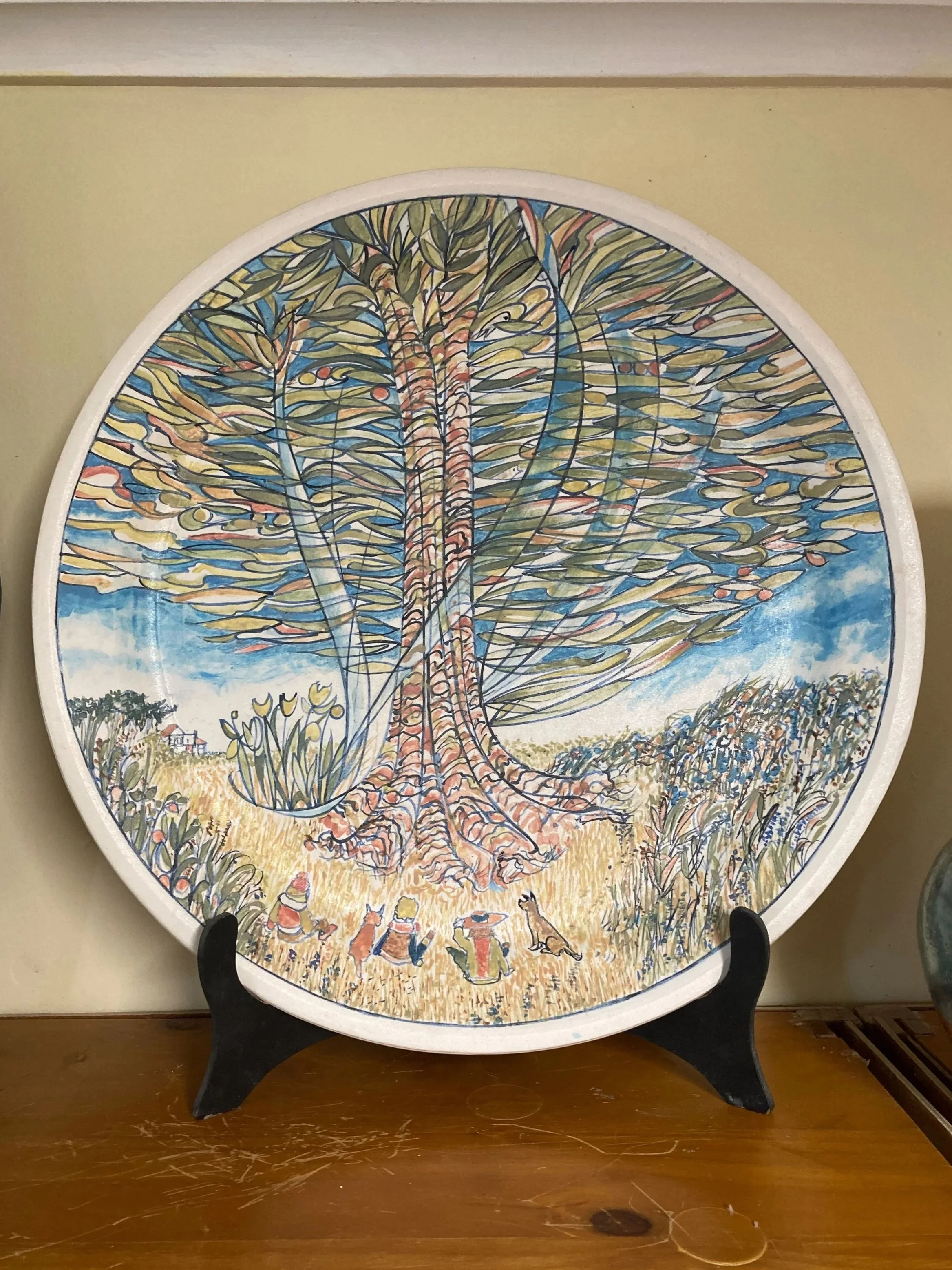 Tree plate by Roy Cowan