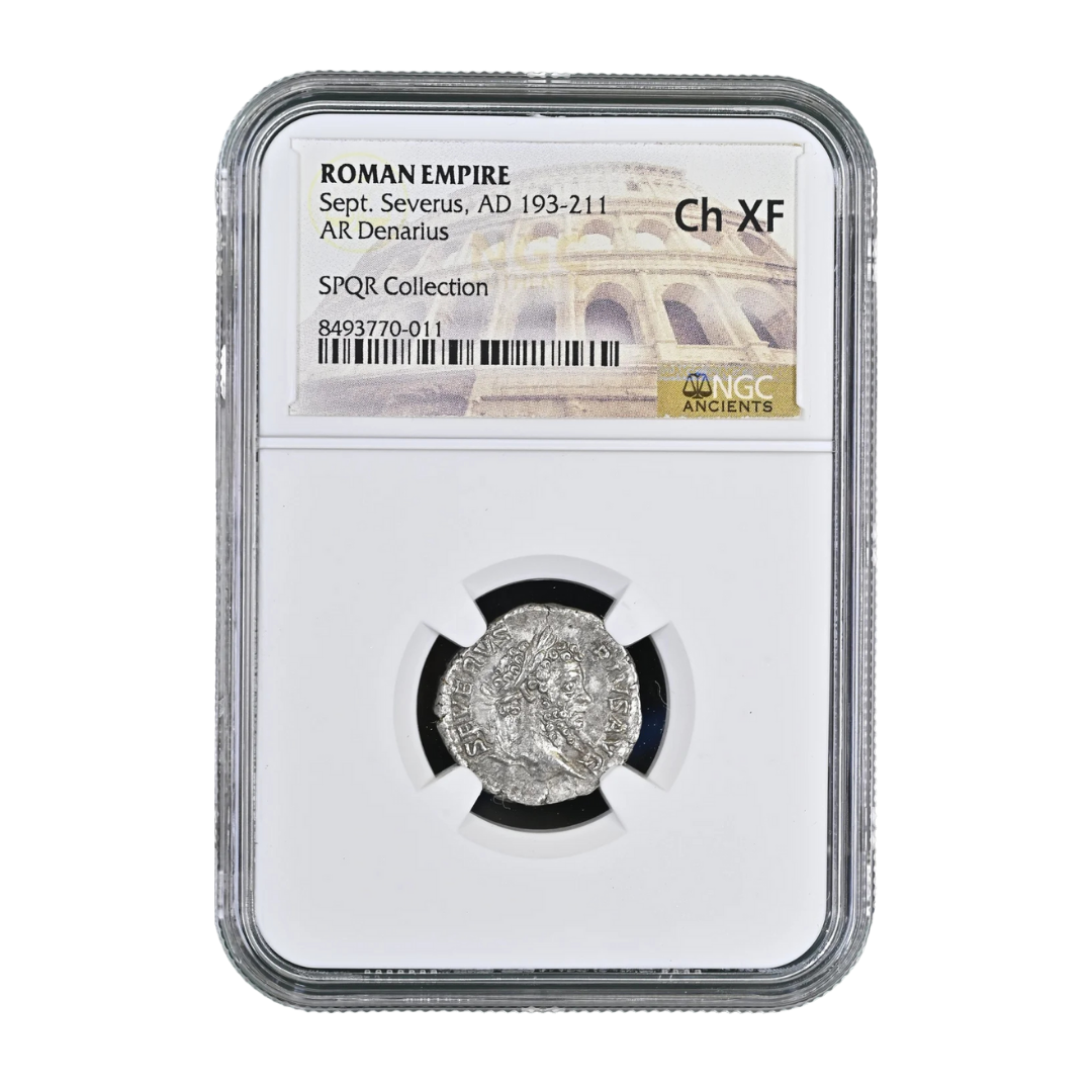 Septimius Severus AR Denarius — Silver of the Soldier-Emperor Who Reforged Rome (AD 193–211)