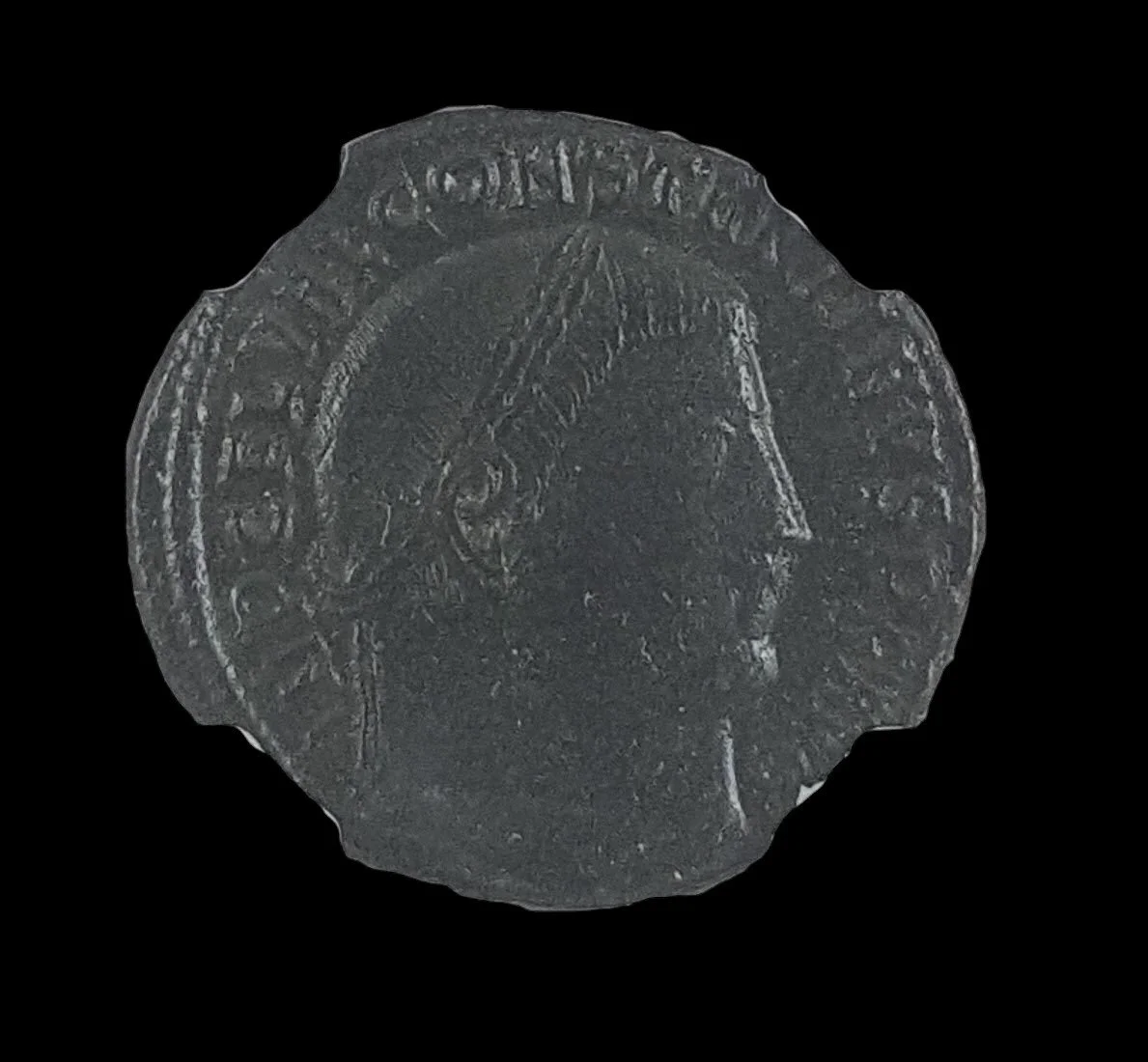 Constantine the Great AE Follis — JOVI CONSERVATORI Jupiter Reverse, NGC-Certified VF, Struck AD 306–337