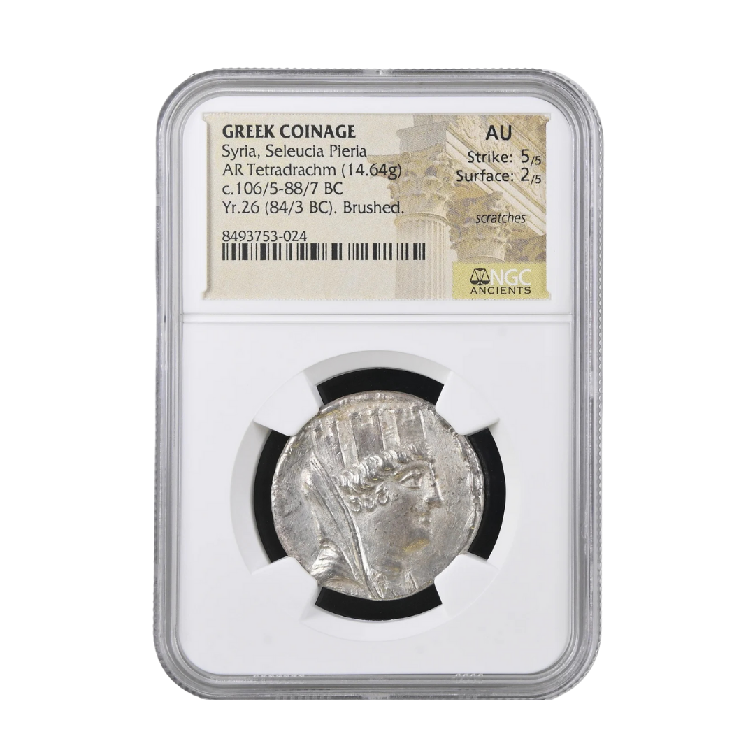 Seleucia Pieria (Syria) AR Tetradrachm — Silver of the Seleucid Capital, Dated Year 26 (84/3 BC)