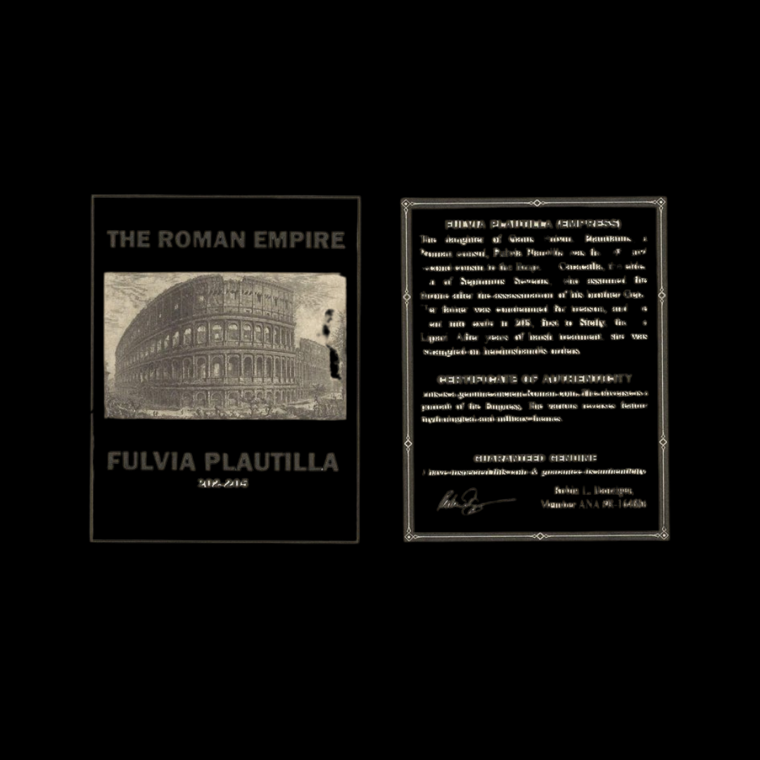 Plautilla Antoninianus NGC Certified Slab.png