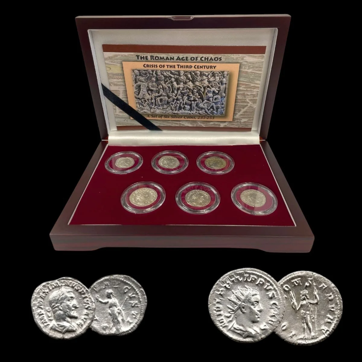 The Age of Chaos — Six Roman Silver Coins from the Crisis of the Third Century