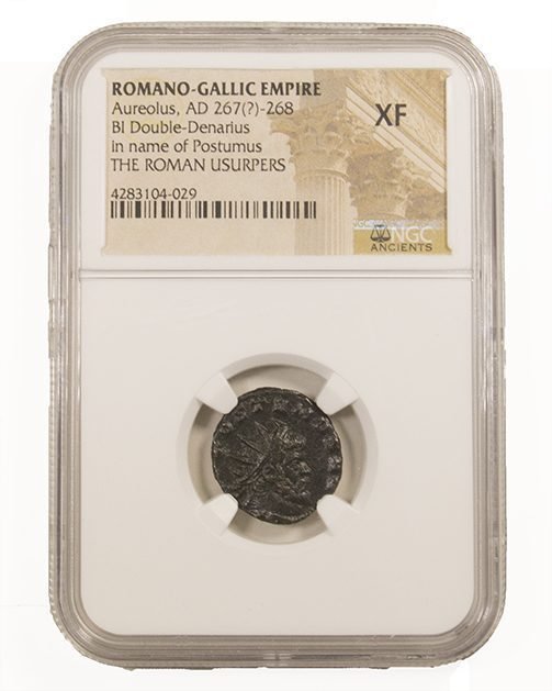Aureolus Roman AE (Issued In The Name Of Postumus) (about 1,755 years ago)