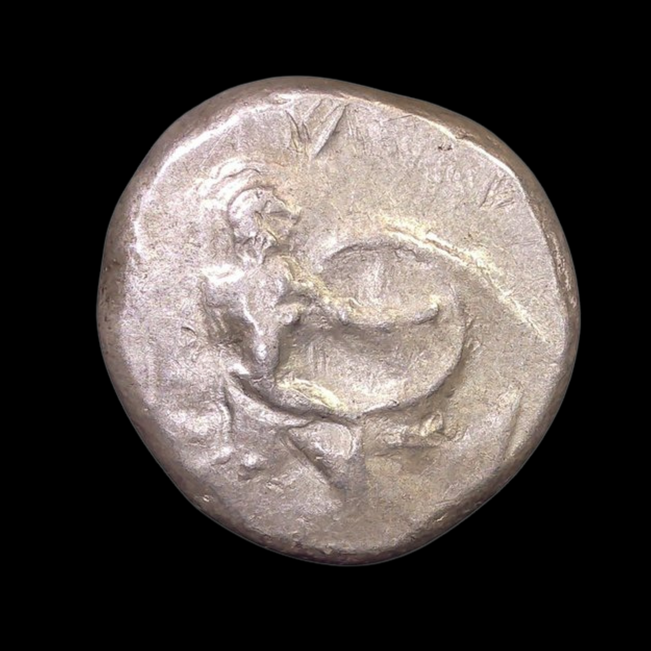 Aspendus Silver Stater from Pamphylia (about 2460-2495 years ago)