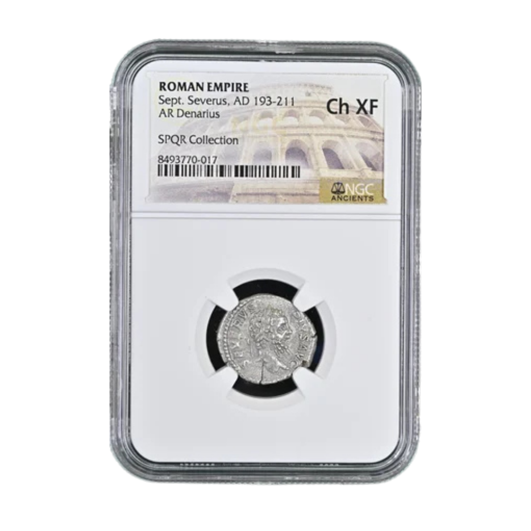 Septimius Severus AR Denarius — Choice XF Silver of the Emperor Who Put the Army First (AD 193–211)