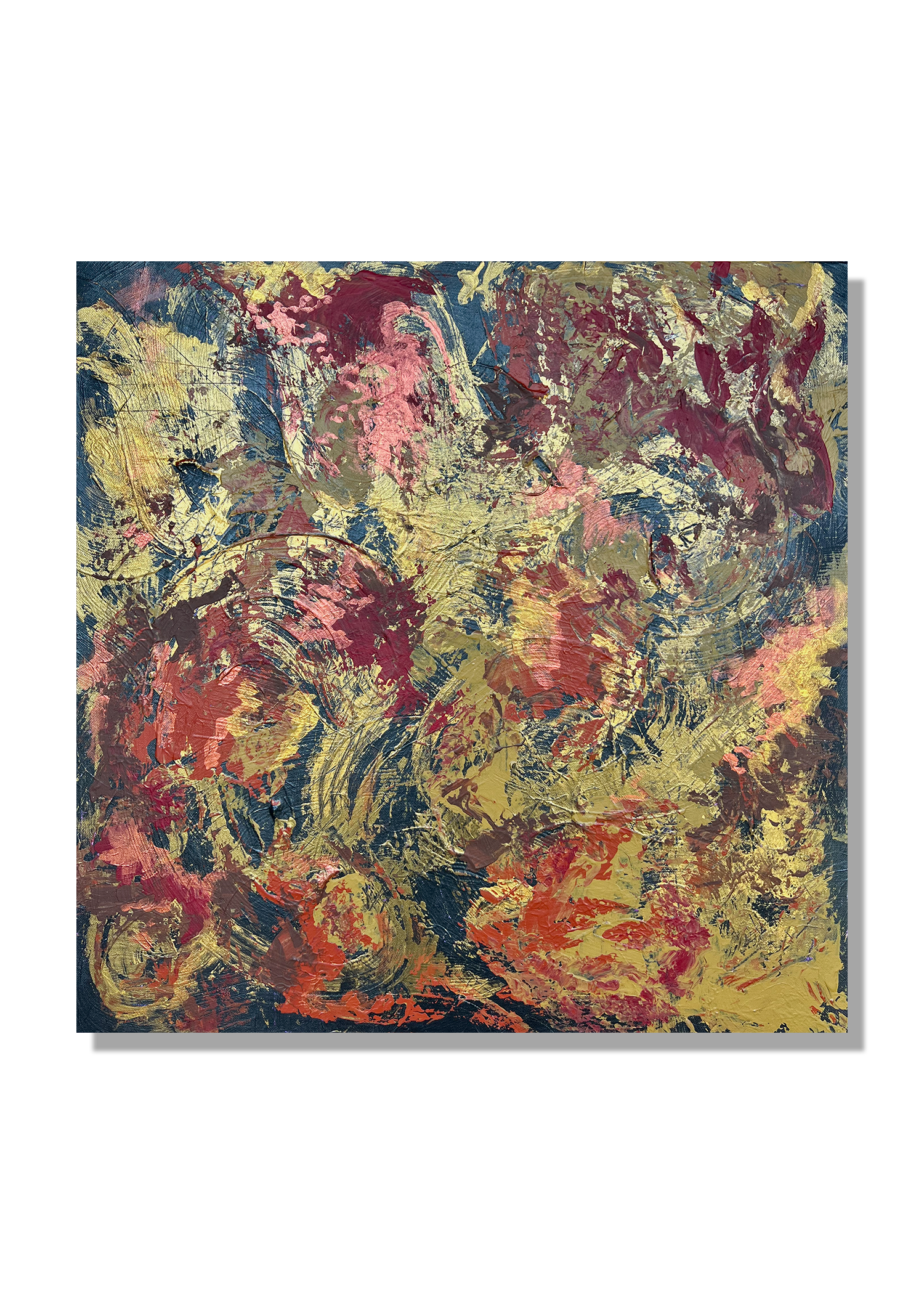 desire (2023) 3'x3' acrylic on canvas