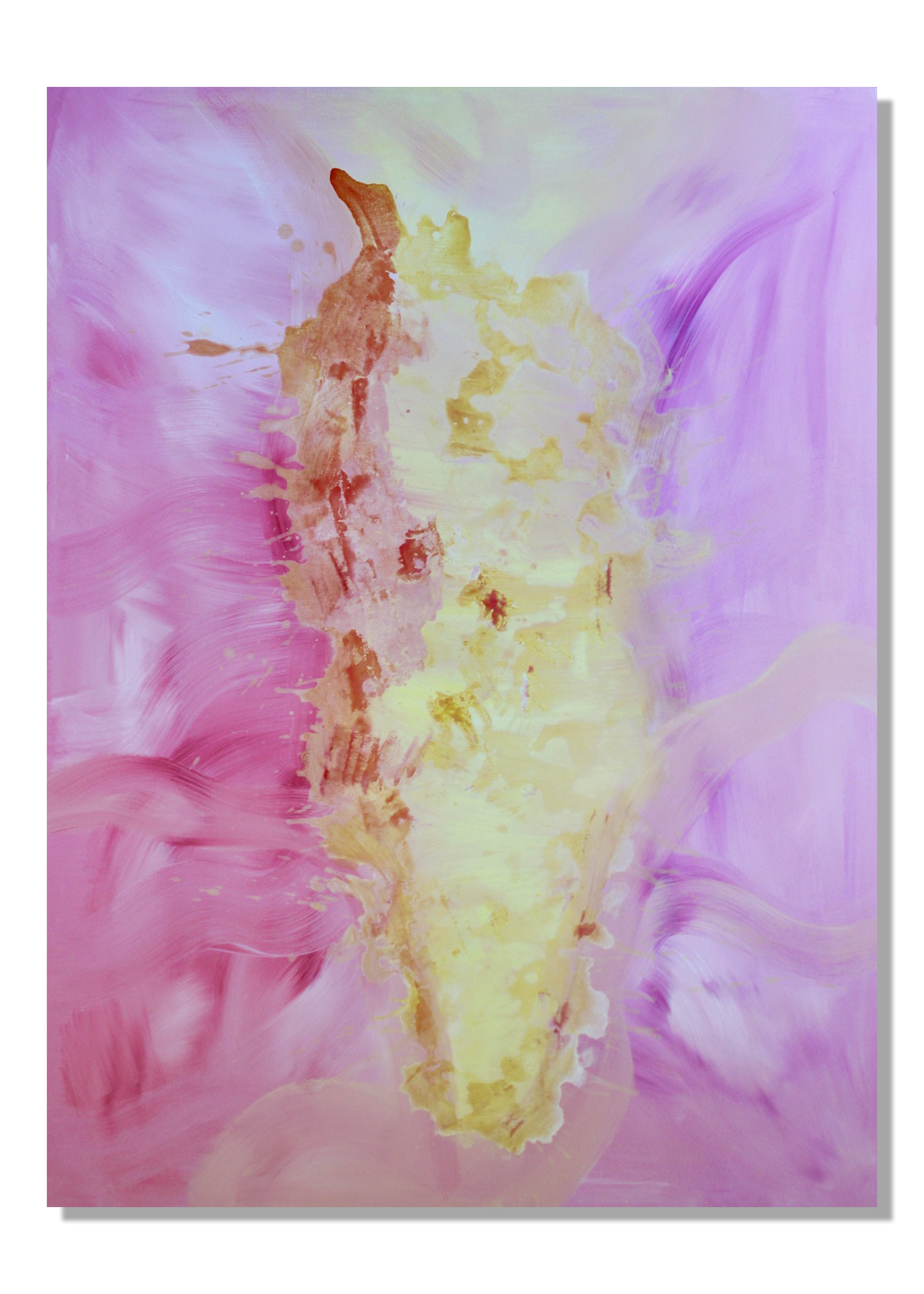 intimacy (2025) 4'x5' acrylic on canvas