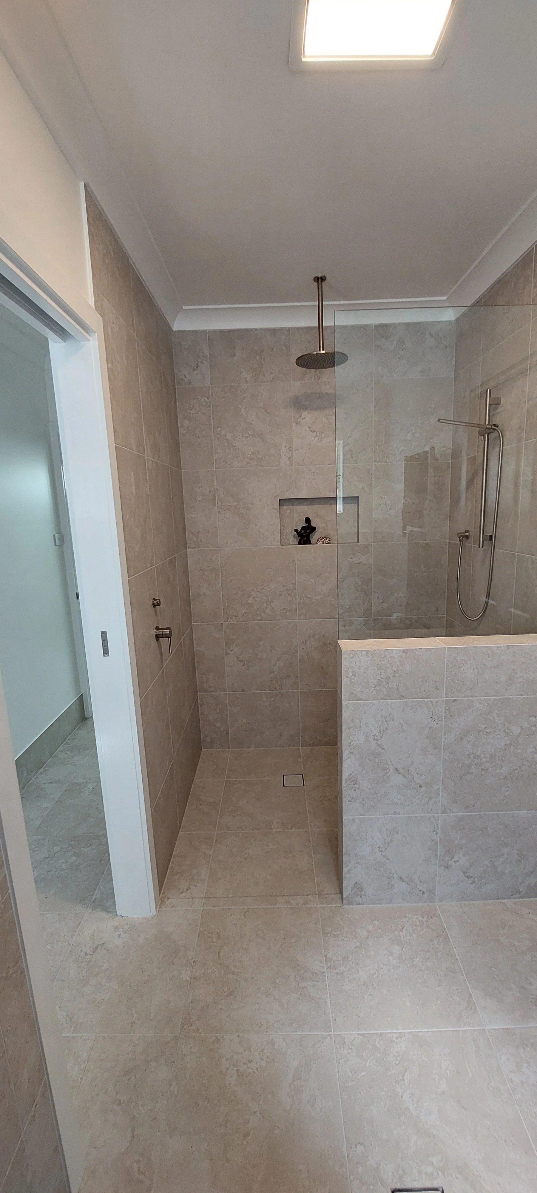 You renovated the bathroom. When should you establish a moisture record?