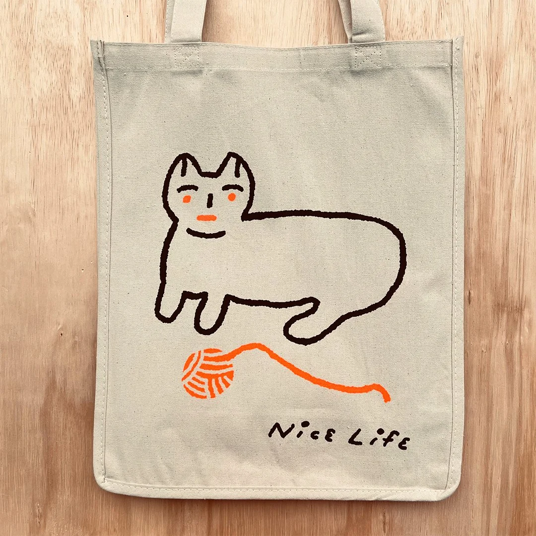 good cat tote bag