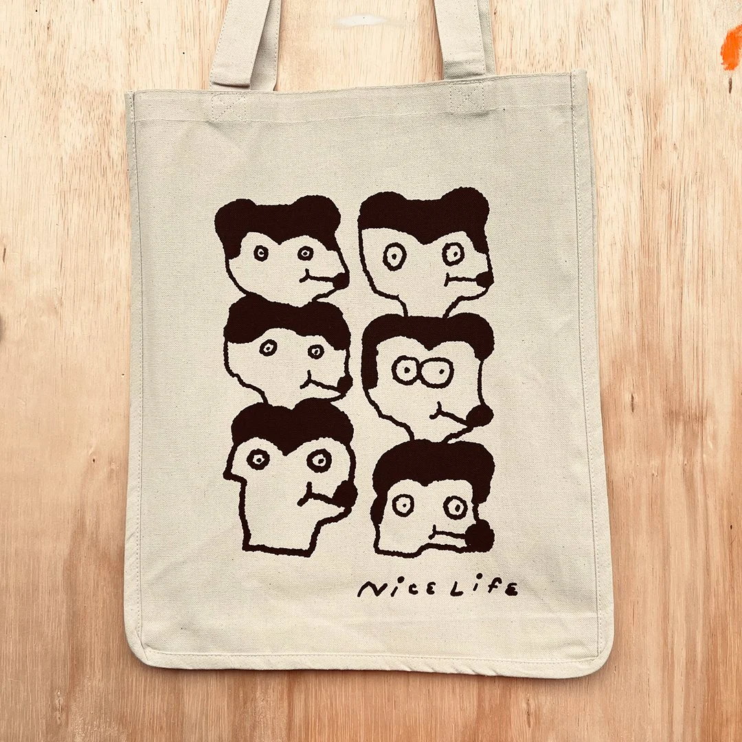 rat friends tote bag