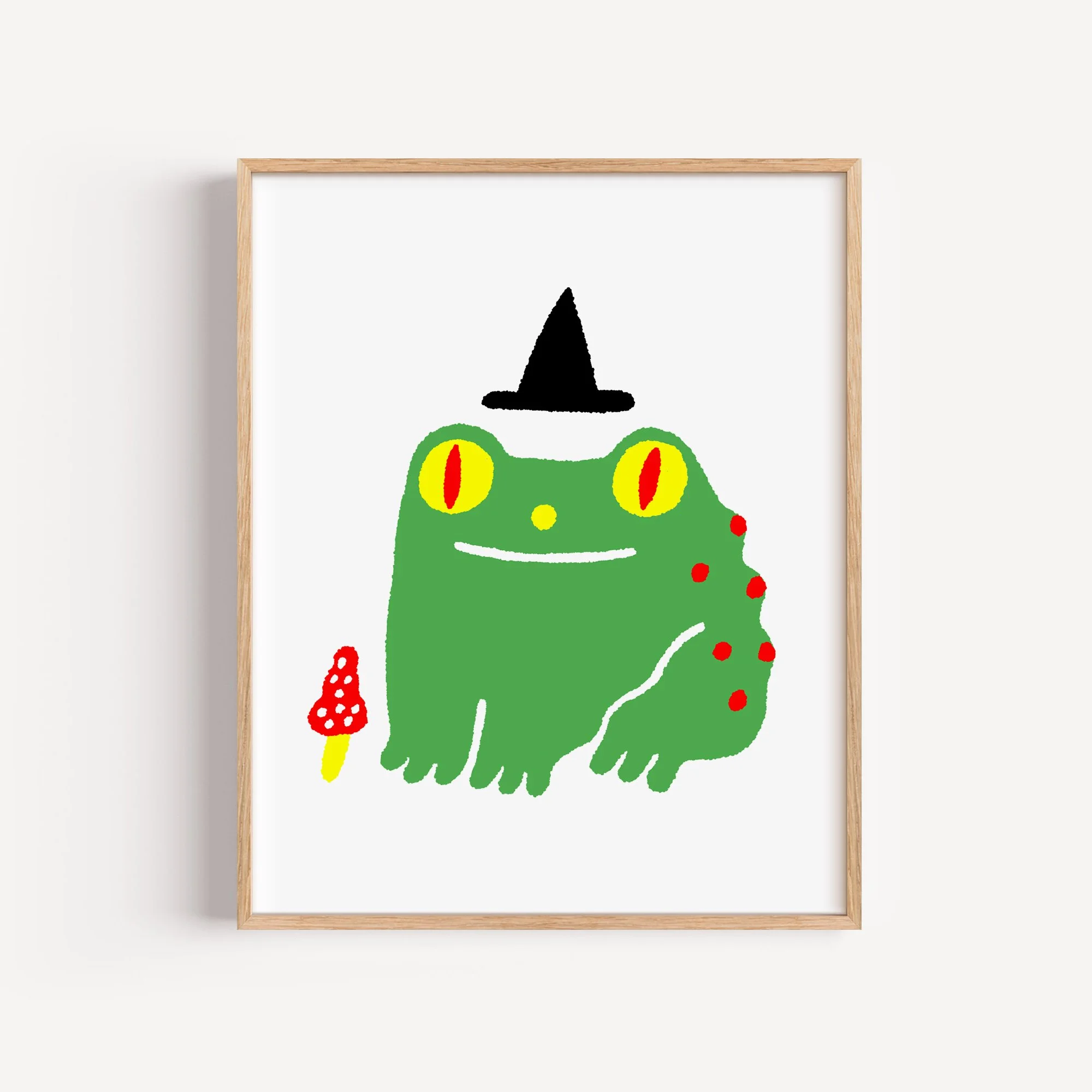 Witchy frog print