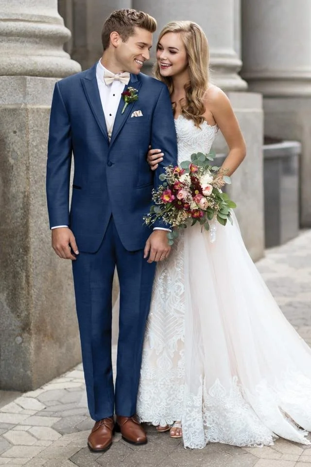 indigo blue wedding dress Pale Blue wedding gown 4 US / Pale Blue/Ash Blue main image 0